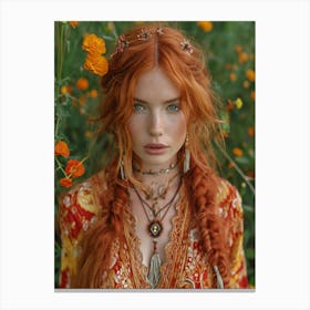 Bohemian Girl Canvas Print