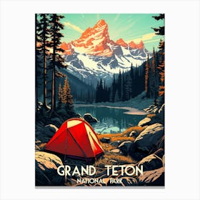 Grand Teton National Park Canvas Print