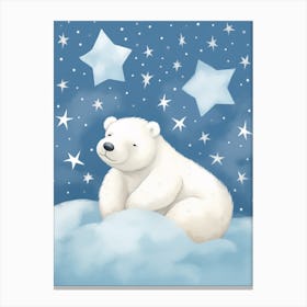 Sleeping Polar Bear 1 Canvas Print