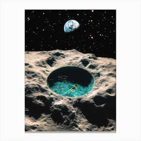 Moon Crater Canvas Print