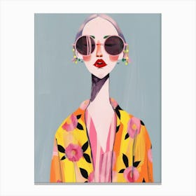 Fashion Illustration 12 Canvas Print