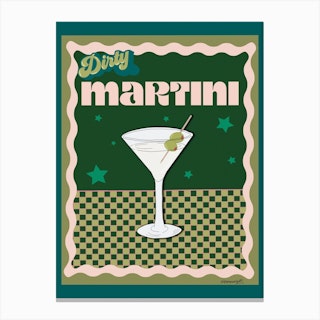 Dirty Martini Canvas Print