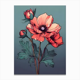 Poppies 37 Canvas Print