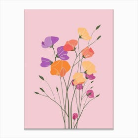 Sweet Peas 2 Canvas Print