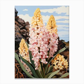 Hyacinth 2 Flower Painting Canvas Print