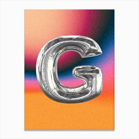 Chrome G Poster Canvas Print