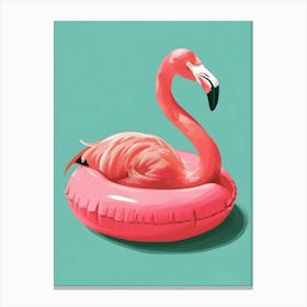 Pink Flamingo 4 Canvas Print