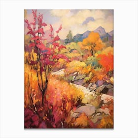 Autumn Gardens Painting Red Butte Garden Usa 1 Canvas Print