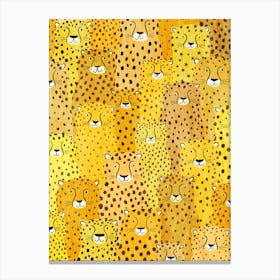 Cheetah Odd One Out Canvas Print