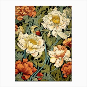 Floral Wallpaper 4 Canvas Print