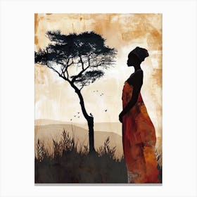 Africa'S Boho Art; The Forest Fantasy Canvas Print