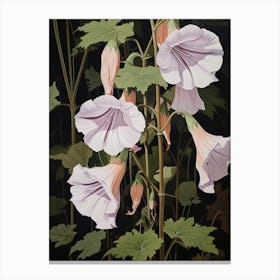 Flower Illustration Canterbury Bells 1 Canvas Print