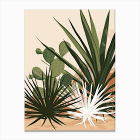 Cactus Plants 2 Canvas Print