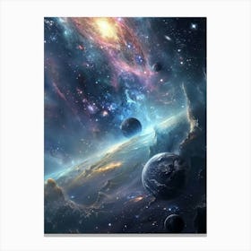 Space Wallpaper 16 Canvas Print