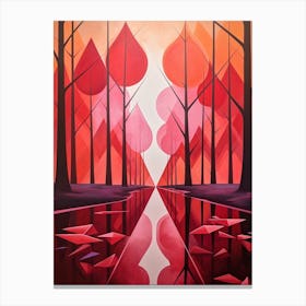 Geometric Abstraction Illustration 5 Canvas Print