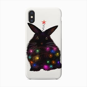 Christmas Black Rabbit Phone Case