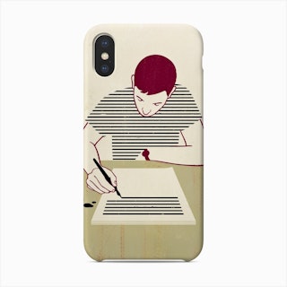 Being A Writer Phone Case