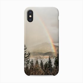 Norway Mountain Rainbow Phone Case