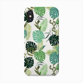 Tropical Leaves Pattern Phone Case