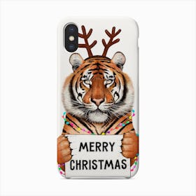 Tiger Merry Christmas Phone Case