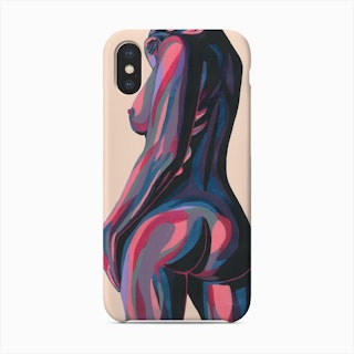 Over The Shoulder Nude Woman Phone Case