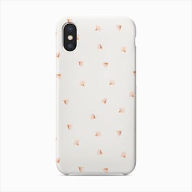 Small Daisies Pattern On White Phone Case