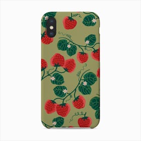 Strawberries Pattern Phone Case