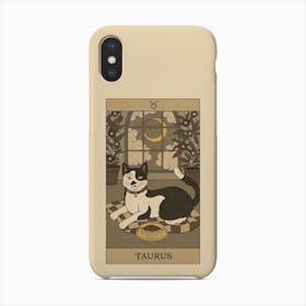 Taurus Cat Phone Case
