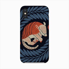 Armadillo   Navy Blue And Red Phone Case