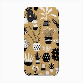 Botanicals On Clay Background Phone Case