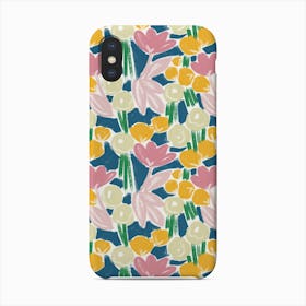 Painterly Yellow Buttercups White Phone Case