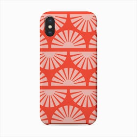 Geometric Pattern Vibrant Sunrise Phone Case