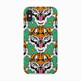 Mystic Tiger Year Of The Water Tiger Power Green Phone Case