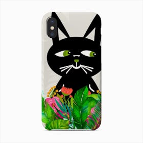 Floral Cat Phone Case