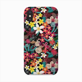Frangipani Tropical Colorful Floral Pattern Phone Case
