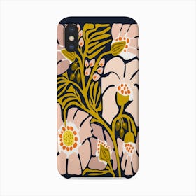 Backyard Flower – Modern Floral Illustration Phone Case