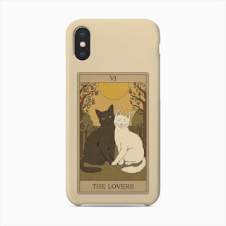 The Lovers   Cats Tarot Phone Case