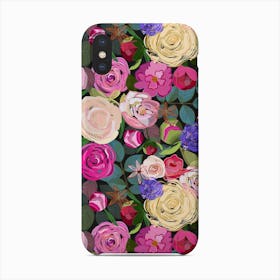 Colorful Roses Floral Pattern Phone Case