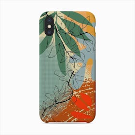 Abstract Branch Close Up Phone Case