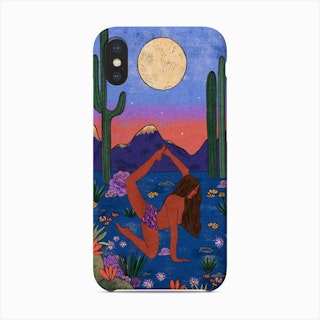 Desert Yoga Phone Case