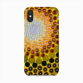 Vibrant Salmon And Mustard Phone Case