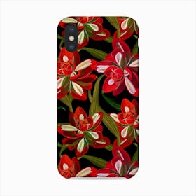 Paintbrush Flowerspattern Phone Case