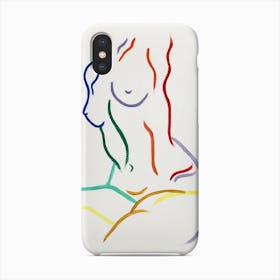 Rainbow Nude Phone Case