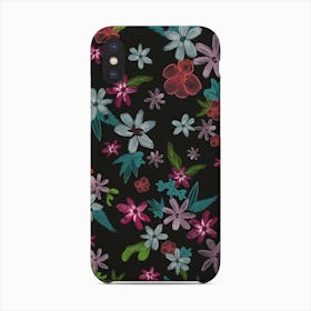 Brushed Florals Gouache Paint Ditsy Floral Pattern Phone Case