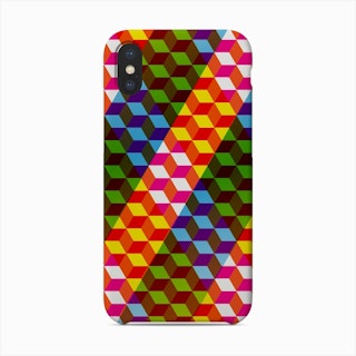 Shifting Cubes Colourful Phone Case