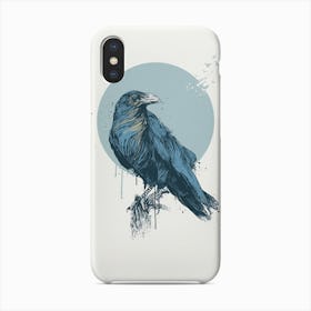 Blue Crow Phone Case