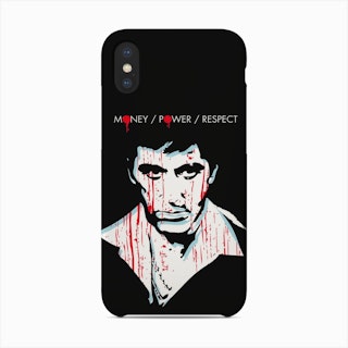 Legendary Scarface Watercolor iPhone Case by Naxart Studio
