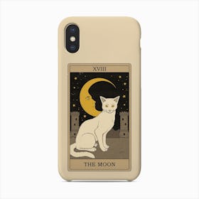 The Moon    Cats Tarot Phone Case