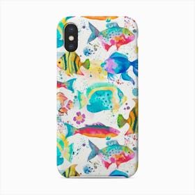 Marine Fishes Watercolour Phone Case