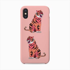 Pink Tigers Phone Case